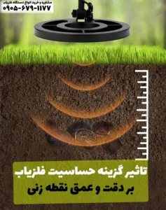 تاثیر حساسیت فلزیاب